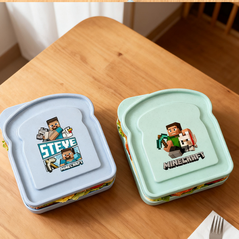 Gaming Console Minecraft - Game Theme Printed Sandwich Container Toast