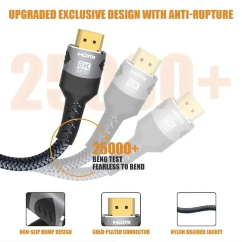 Gaming Console Definition - 8K UHD HDMI Cable 2.1 High