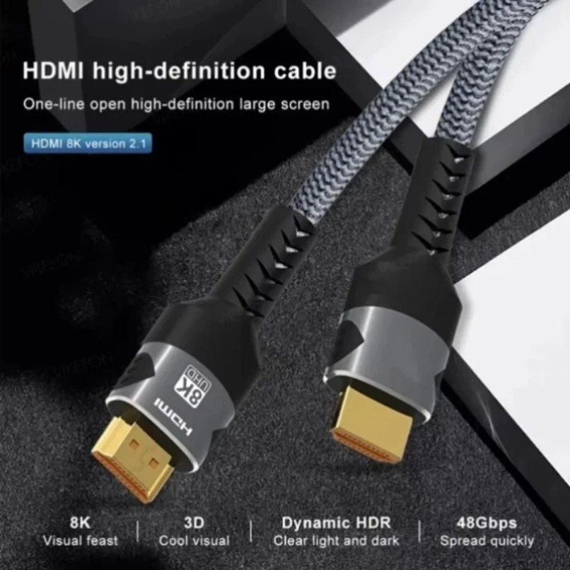 Gaming Console Definition - Braided 8K HDMI 2.1 Cable High