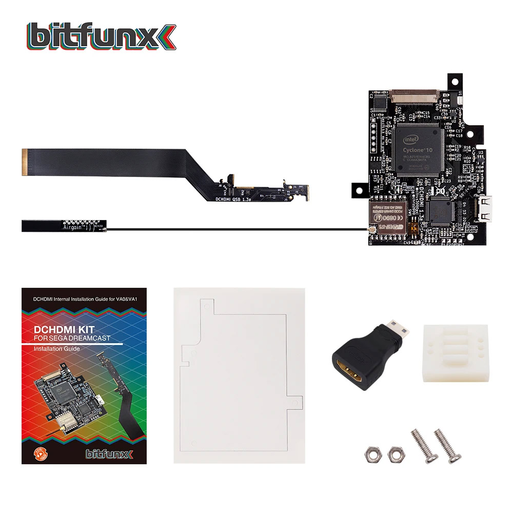 Gaming Console Definition - BitFunx DCHDMI Kit For SEGA Dreamcast