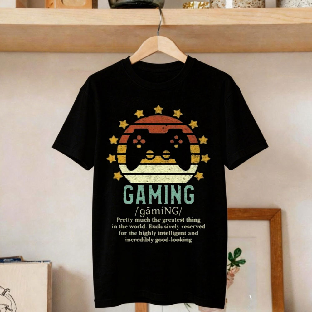 Gaming Console Definition - Funny Gaming Definition T-shirt Vintage Console