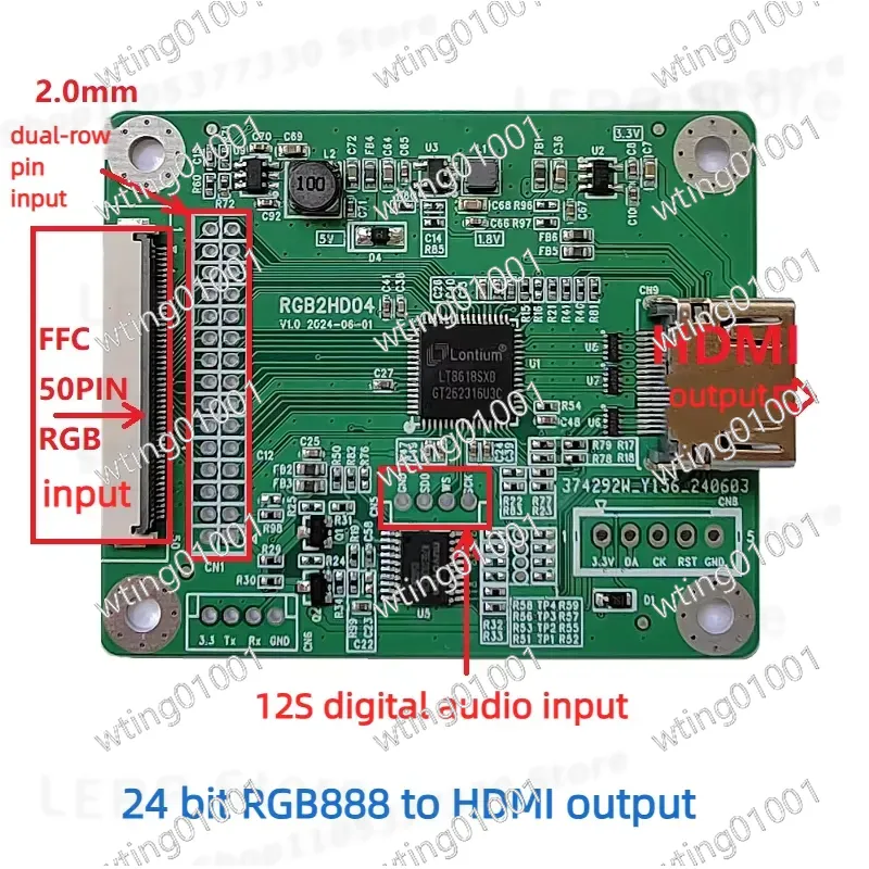 Gaming Console Definition - for 50 Pin RGB to HDMI
