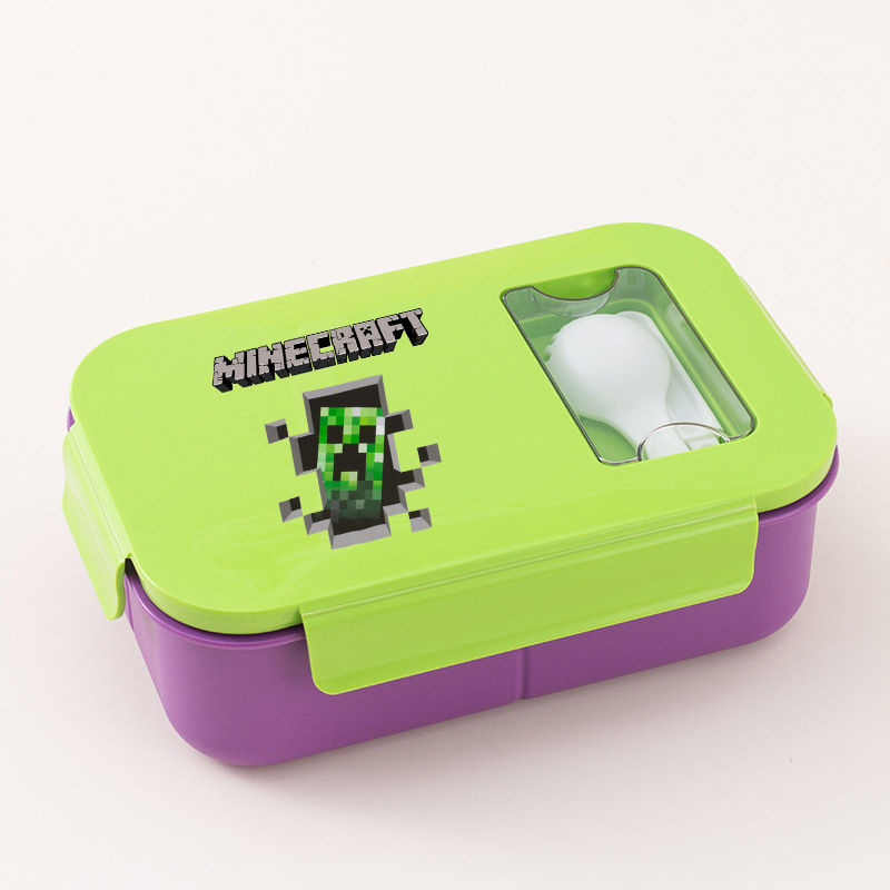 Gaming Console Minecraft - Game Theme Lunch Box Minecrafted Print