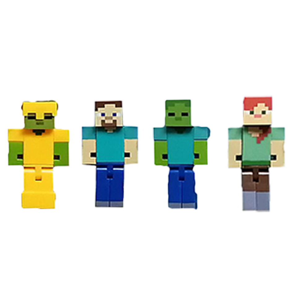 Anime 1-24Pcs Minecrafts Blind - огляд і ціна Gaming Console Minecraft