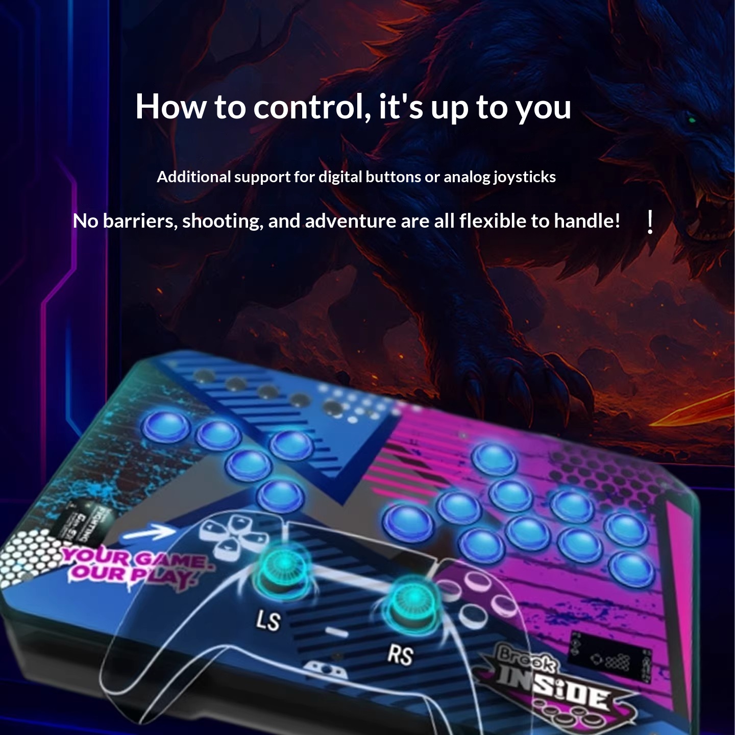 Brook Fighting Board GEN-5W jo - огляд і ціна Gaming Console Ps5